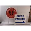 Image 1 : Please Wait Here Sign & Guest Parking Sign