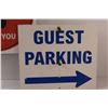Image 2 : Please Wait Here Sign & Guest Parking Sign
