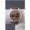 Image 2 : Cherokee Quartz Watch, Brown Leather Band - (Works)