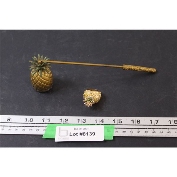 Pineapple Ring & Pineapple Candle Snuffer