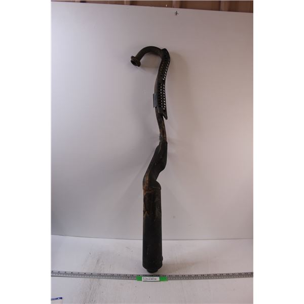 Vintage Honda Factory Single Exhaust System Model HM176 Krizman Arrester Model 116 - 38"