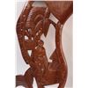 Image 2 : (2) 22" x 10" Wooden Fish & Indigenous Wall Decorations