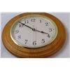 Image 4 : 11.75" Wooden Clock - (Works)