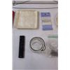 Image 3 : Gold Jewellery Polishing Cloth, Glass Tray, Bead Cord Variety Pack, Samsung TV Remote, Misc.