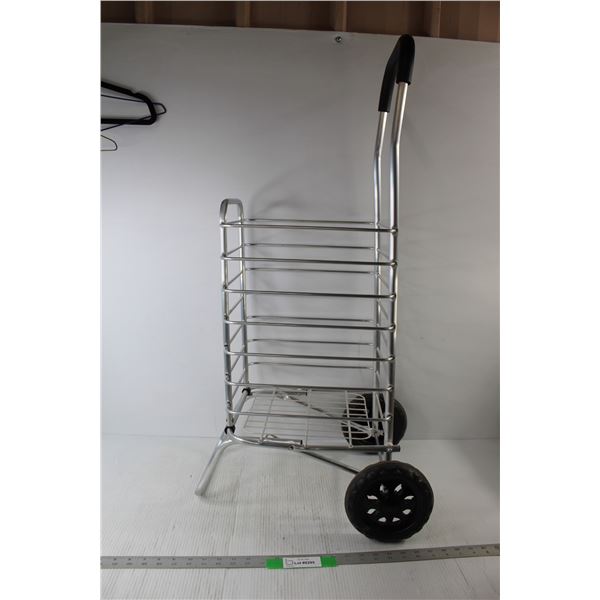 Foldable Basket Dolly - 36" Tall