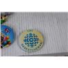 Image 3 : (5) Toys, (2) Pinback Buttons