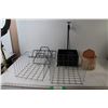 Image 1 : (2) Steel Wire Baskets, Sink/Faucet Decoration, Planter, Drying Rack