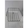 Image 5 : (2) Steel Wire Baskets, Sink/Faucet Decoration, Planter, Drying Rack