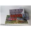 Image 2 : Horse Stitch Art, 500 Piece Winter Puzzle, Barn Puzzle - As Is