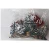 Image 2 : Christmas Light Bulbs, Box Of Nothing, Small Christmas Tree Decorations, (2) Oven Mats