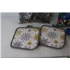Image 3 : Christmas Light Bulbs, Box Of Nothing, Small Christmas Tree Decorations, (2) Oven Mats