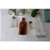 Image 2 : Assorted Glass Bottles, Porcelain Jar