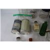 Image 4 : Assorted Glass Bottles, Porcelain Jar