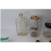 Image 5 : Assorted Glass Bottles, Porcelain Jar