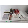 Image 1 : Christmas True Of False - As Is, (2) Christmas Cards, Lights, Book Storage Container, The Book Of Ch