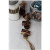 Image 2 : Jar, Wood Ornament, Artificial Small Tree Decorations,