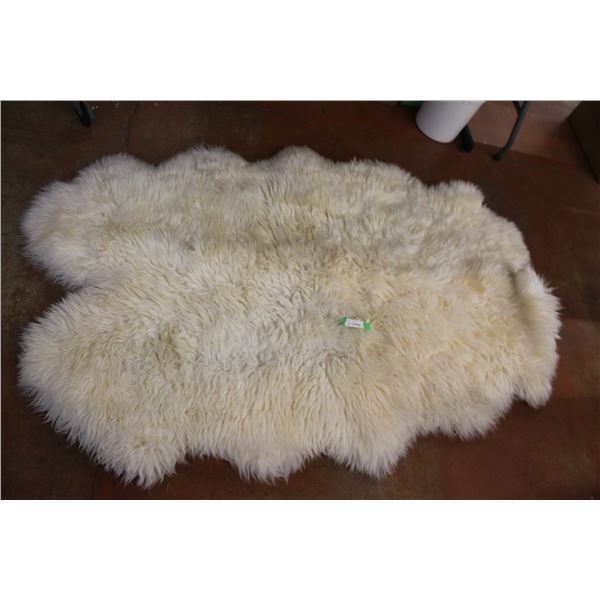 Sheepskin Rug/Carpet - 72" x 43"