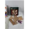 Image 2 : Quirkle, Wood Peg Games 5pc Set - Both As Is
