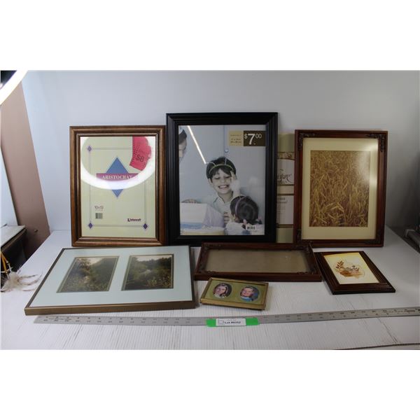 Assorted Picture Frames - Largest 13 1/2" x 16 1/2"