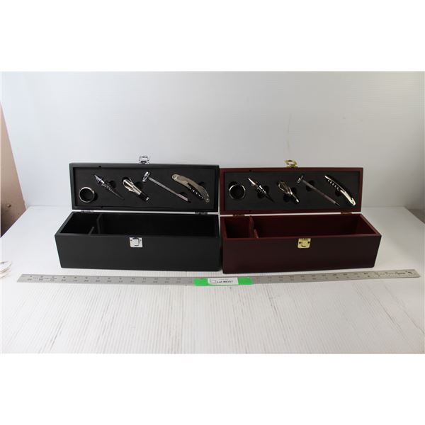 (2) Wine Storage and Opening Sets