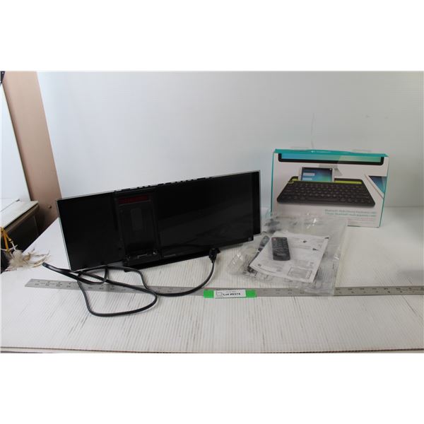 Panasonic Radio Speakers CD iPod, Bluetooth Multi Device Keyboard