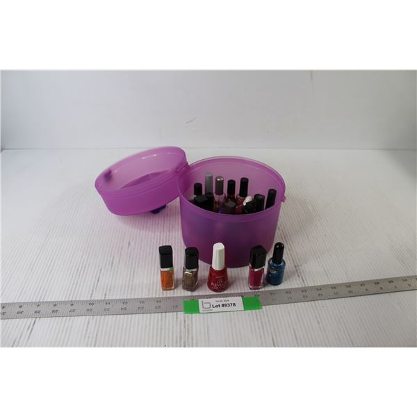 Nail Polish In Purple Pail