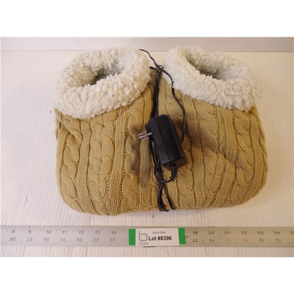 Dr.Scholl's Soothing Foot Warmer&Vibration Massage Slipper (working)