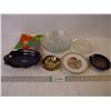 Image 1 : (4) Small Glass Serving Dishes,(5) Assorted Glassware