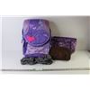 Image 1 : Cool Air Children's Backpack with Rain Cap, Elle Cooler Bag, Emirates Amenities Case - Very Good Con