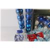 Image 2 : Christmas Ornament Collection - (2) Garland (NIB), Tree Ornaments etc.