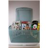 Image 1 : *Sterilite Plastic Tote - 32" x 18.5" x 13", Christmas Stickers, Snowman Wall Art