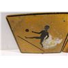 Image 2 : *(2) Metal Road Signs - "Children Playing, "Curve Ahead" - 24 x 24