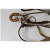 Image 2 : Horse Riding Leather Breast Collar and Hackamore - As is
