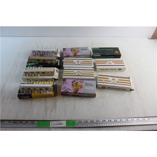 (11) Miniature Light Bulb Packs - As Is
