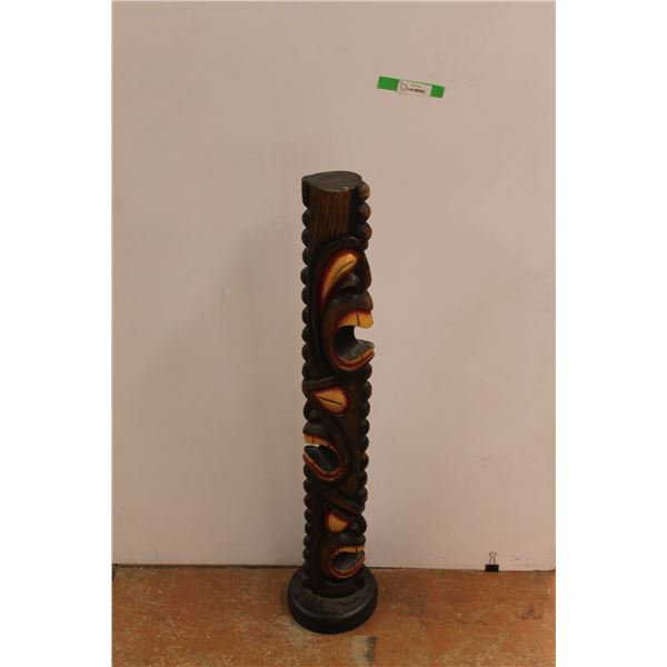 * Wooden Tiki Idol 42''