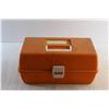 Image 9 : Plastic Tackle Box with Assorted Fishing Supplies