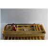 Image 3 : Metal Old Pal Tackle Box with Assorted Fishing Supplies