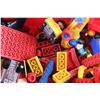 Image 10 : Plano Large Plastic Tool Box and Assorted Building Blocks