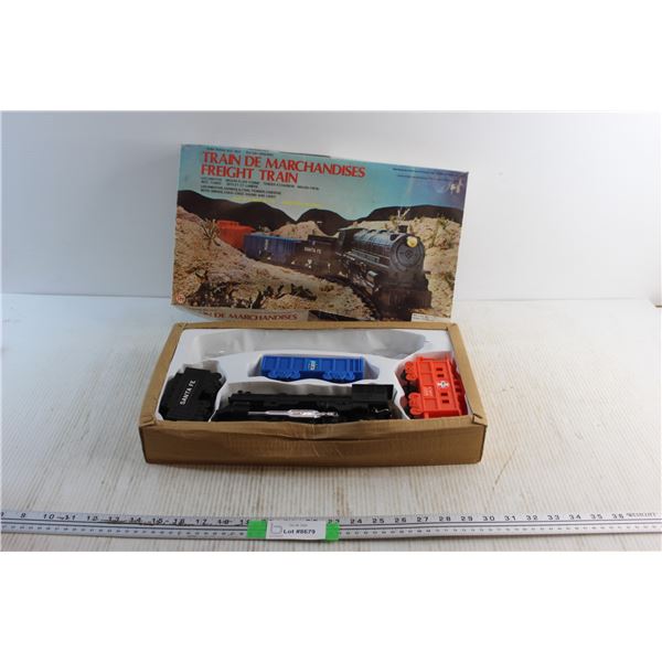 Battery Operated Freight Train Toy - Not Complete, As Is
