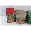Image 4 : (2) Tea Tins and (4) Vintage Tobacco Tins - Old Chum, Ogden's and Craven