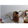 Image 13 : Copper Ash Trays, Watering Can, Salt & Pepper Shakers and Ceramic Banff Mug, I'm Spice Rack