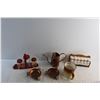 Image 14 : Copper Ash Trays, Watering Can, Salt & Pepper Shakers and Ceramic Banff Mug, I'm Spice Rack