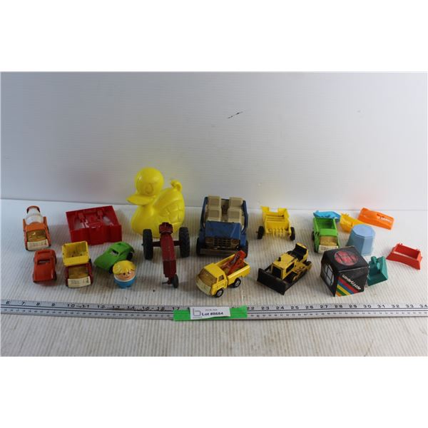 Vintage Kids Toys and Rubik's Cube