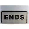 Image 2 : Road Sign - Ends 24'' x 12''