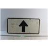 Image 1 : Road Direction Sign 24'' x 12''
