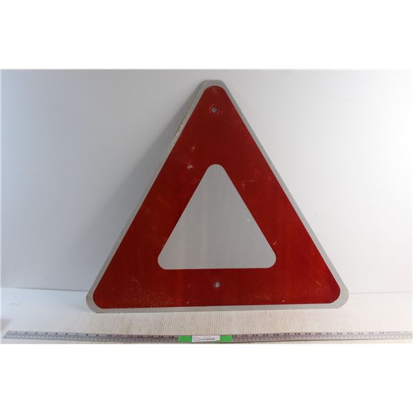 Road Yield Sign 24''