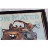 Image 7 : Wooden Coat Rack and Framed Prints - 101 Dalmatians and Tow Mater 20'' x 16'' & 10'' x 8''