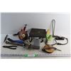 Image 1 : Metal Brush, Chisels, Dolly Electrical Components, Wire Cutters and Assorted Items