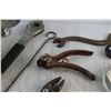 Image 11 : Oil Dipsticks, Wrenches, Metal Brush, Pliers, Metal Files, Clamp and Assorted Items