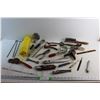 Image 1 : Oil Dipsticks, Wrenches, Metal Brush, Pliers, Metal Files, Clamp and Assorted Items